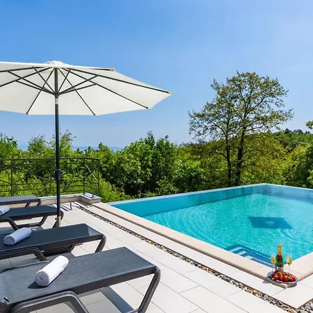Ruscus With Pool Opatija Veprinac By Guide Villa